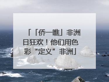 「侨一瞧」非洲日狂欢！他们用色彩“定义”非洲
