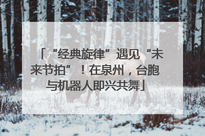 “经典旋律”遇见“未来节拍”！在泉州，台胞与机器人即兴共舞