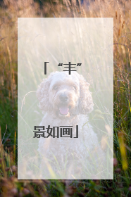 “丰”景如画