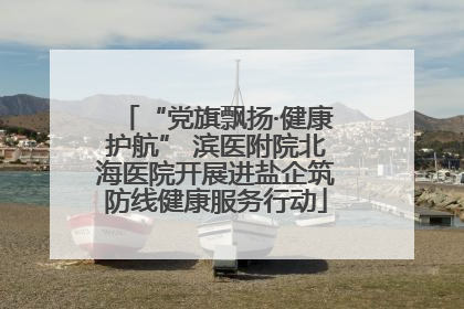 “党旗飘扬·健康护航” 滨医附院北海医院开展进盐企筑防线健康服务行动