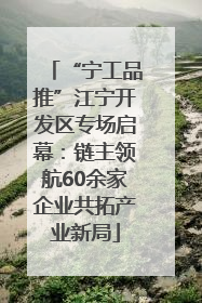 “宁工品推”江宁开发区专场启幕：链主领航60余家企业共拓产业新局