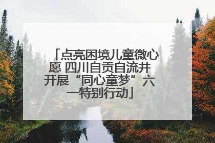 点亮困境儿童微心愿 四川自贡自流井开展“同心童梦”六一特别行动