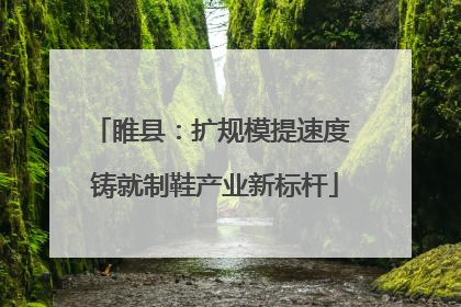 睢县：扩规模提速度 铸就制鞋产业新标杆