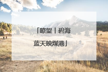 瞭望丨碧海蓝天映煤港