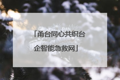 甬台同心共织台企智能急救网