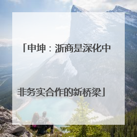 申坤：浙商是深化中非务实合作的新桥梁