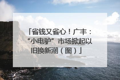 省钱又省心！广丰：“小电驴”市场掀起以旧换新潮（图）