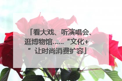 看大戏、听演唱会、逛博物馆……“文化+”让时尚消费扩容