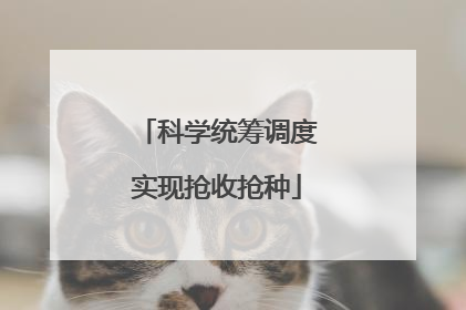 科学统筹调度实现抢收抢种