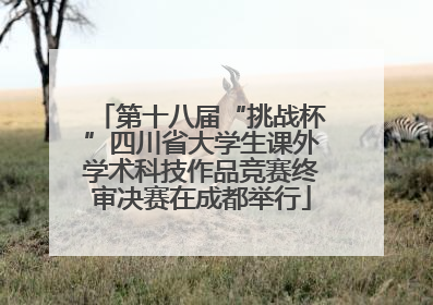 第十八届“挑战杯”四川省大学生课外学术科技作品竞赛终审决赛在成都举行