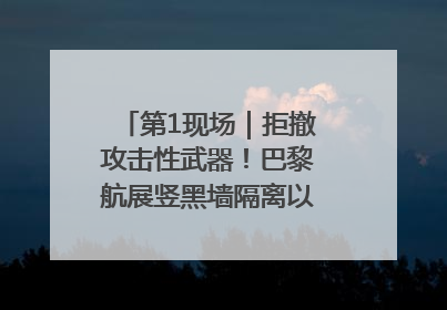 第1现场｜拒撤攻击性武器！巴黎航展竖黑墙隔离以色列四展台