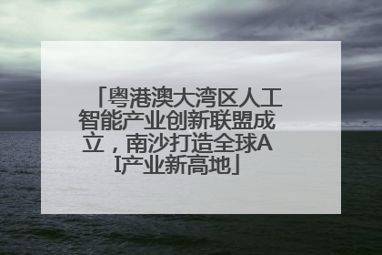 粤港澳大湾区人工智能产业创新联盟成立，南沙打造全球AI产业新高地