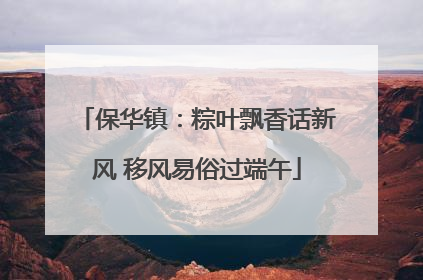 保华镇：粽叶飘香话新风 移风易俗过端午