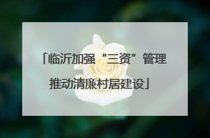 临沂加强“三资”管理 推动清廉村居建设