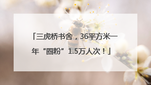 三虎桥书舍，36平方米一年“圈粉”1.5万人次！