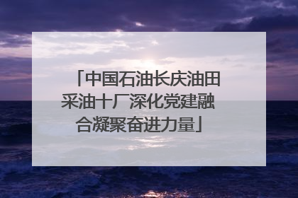 中国石油长庆油田采油十厂深化党建融合凝聚奋进力量