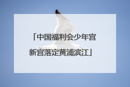 中国福利会少年宫新宫落定黄浦滨江