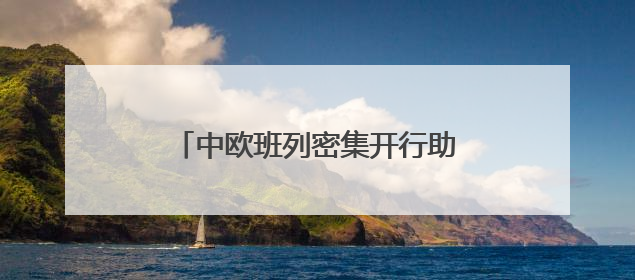 中欧班列密集开行助推“落地经济” 激活周边地区发展新动能