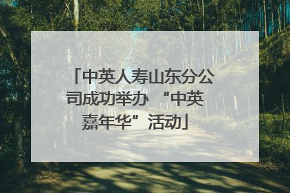 中英人寿山东分公司成功举办 “中英嘉年华”活动
