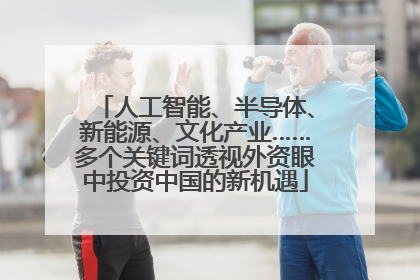 人工智能、半导体、新能源、文化产业……多个关键词透视外资眼中投资中国的新机遇