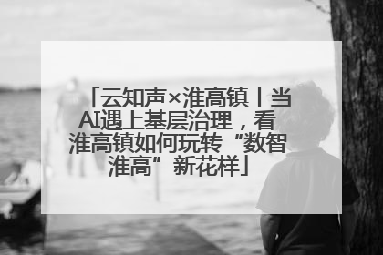云知声×淮高镇丨当AI遇上基层治理，看淮高镇如何玩转“数智淮高”新花样