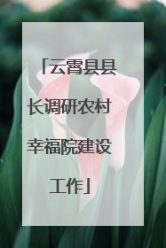 云霄县县长调研农村幸福院建设工作