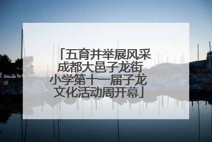 五育并举展风采 成都大邑子龙街小学第十一届子龙文化活动周开幕