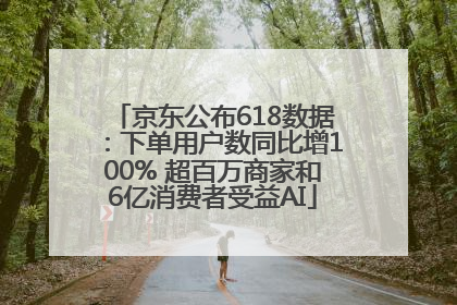 京东公布618数据：下单用户数同比增100% 超百万商家和6亿消费者受益AI