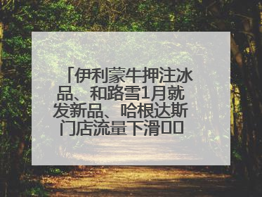 伊利蒙牛押注冰品、和路雪1月就发新品、哈根达斯门店流量下滑⋯⋯闻到了吗？今年夏天冰淇淋市场的火药味
