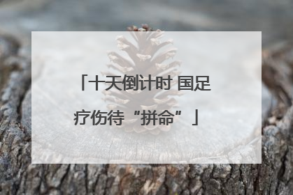 十天倒计时 国足疗伤待“拼命”