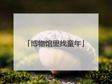 博物馆里找童年