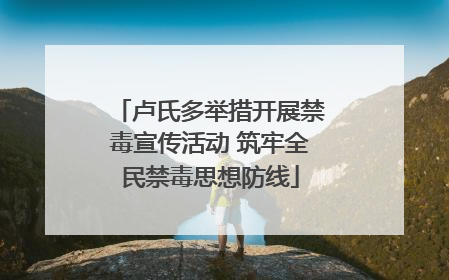 卢氏多举措开展禁毒宣传活动 筑牢全民禁毒思想防线