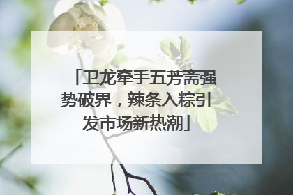 卫龙牵手五芳斋强势破界，辣条入粽引发市场新热潮