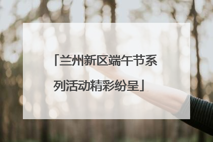 兰州新区端午节系列活动精彩纷呈