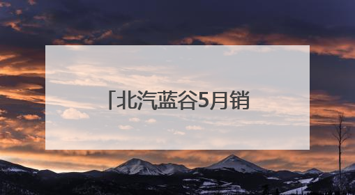 北汽蓝谷5月销量增两倍！持续亏损下“深蹲起跳”战略成效待观察