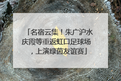 名宿云集！朱广沪水庆霞等重返虹口足球场，上演绿茵友谊赛