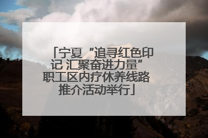 宁夏“追寻红色印记 汇聚奋进力量”职工区内疗休养线路推介活动举行
