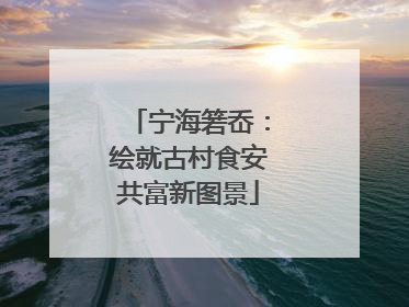 宁海箬岙：绘就古村食安共富新图景
