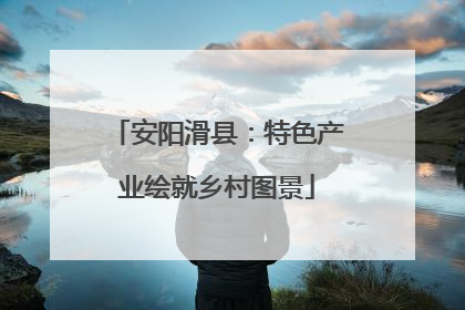 安阳滑县：特色产业绘就乡村图景