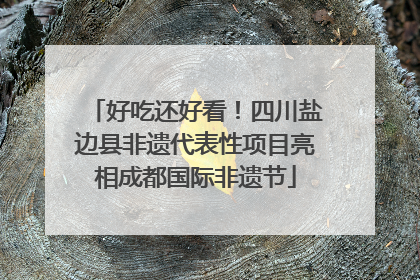 好吃还好看！四川盐边县非遗代表性项目亮相成都国际非遗节