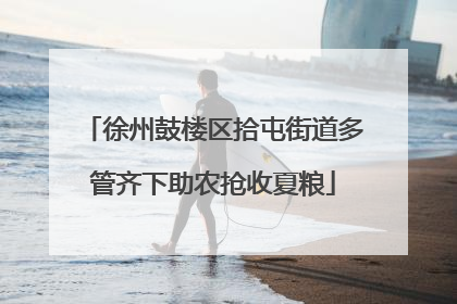 徐州鼓楼区拾屯街道多管齐下助农抢收夏粮
