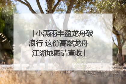 小满雨丰盈龙舟破浪行 这份高燃龙舟江湖地图请查收