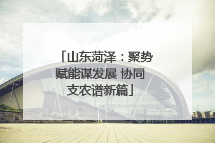 山东菏泽：聚势赋能谋发展 协同支农谱新篇