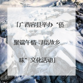 广西容县举办“侨聚端午情·寻觅故乡味”文化活动
