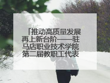 推动高质量发展再上新台阶——驻马店职业技术学院第二届教职工代表大会暨工会会员代表大会第四次会议成功召开