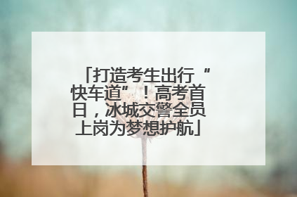 打造考生出行“快车道”！高考首日，冰城交警全员上岗为梦想护航
