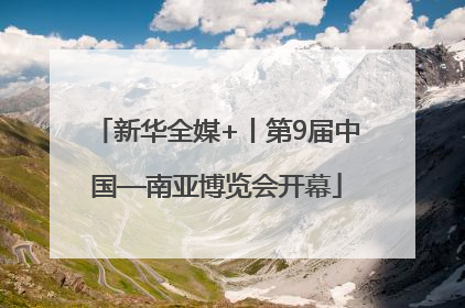 新华全媒+丨第9届中国—南亚博览会开幕