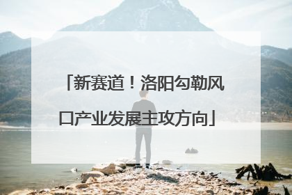 新赛道！洛阳勾勒风口产业发展主攻方向