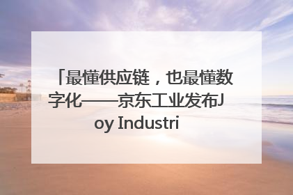 最懂供应链，也最懂数字化——京东工业发布Joy Industrial 重塑工业未来