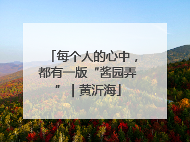 每个人的心中，都有一版“酱园弄”｜黄沂海